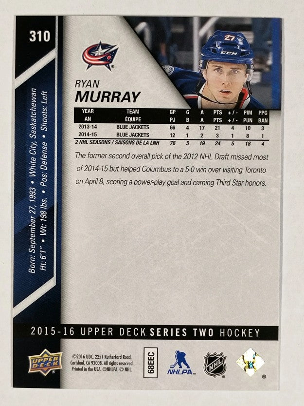 2015-16 Upper Deck #310 Ryan Murray