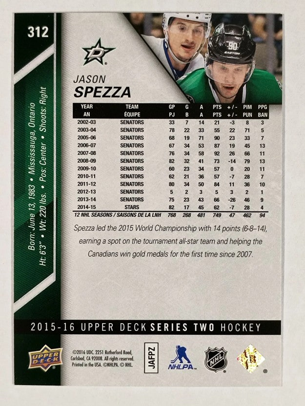 2015-16 Upper Deck #312 Jason Spezza