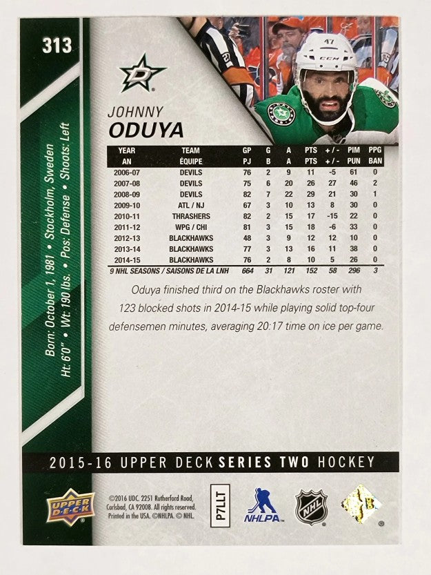 2015-16 Upper Deck #313 Johnny Oduya