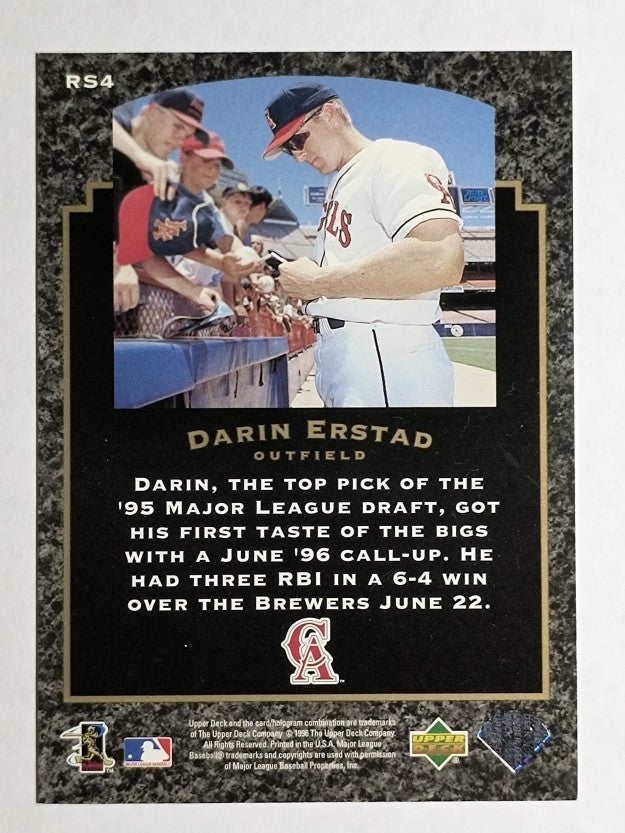 1997 Upper Deck Rock Solid Foundation #RS4 Darin Erstad