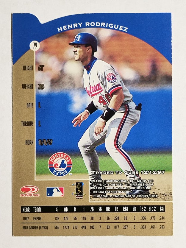 1998 Donruss Preferred Seating #79 Henry Rodriguez GS