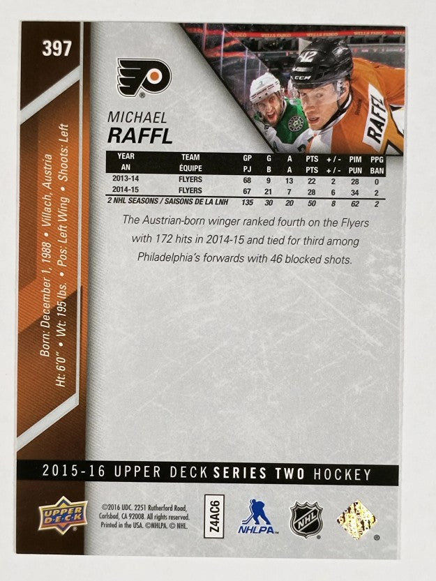 2015-16 Upper Deck #397 Michael Raffl