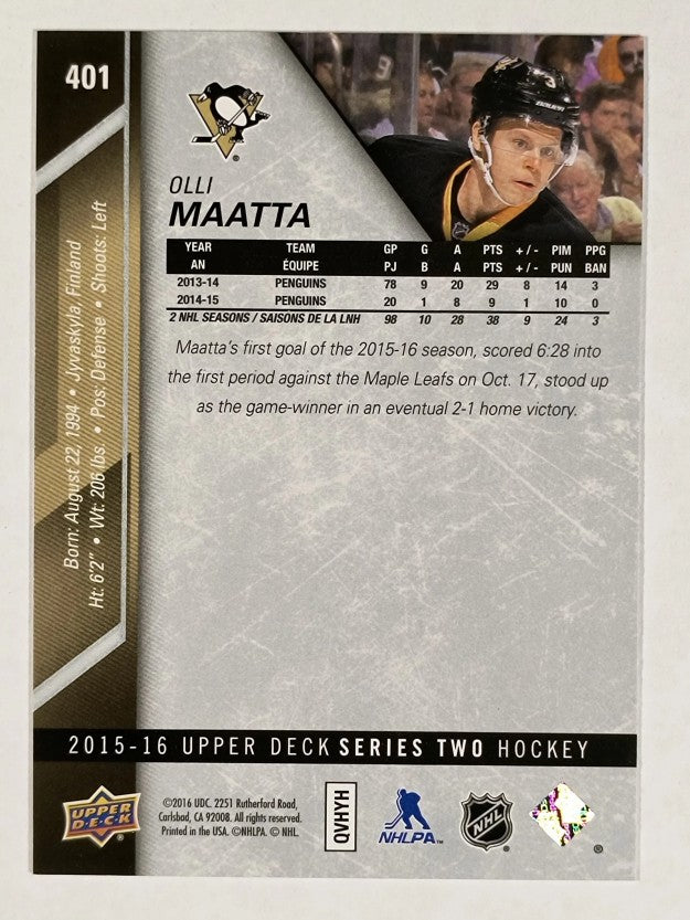 2015-16 Upper Deck #401 Olli Maatta