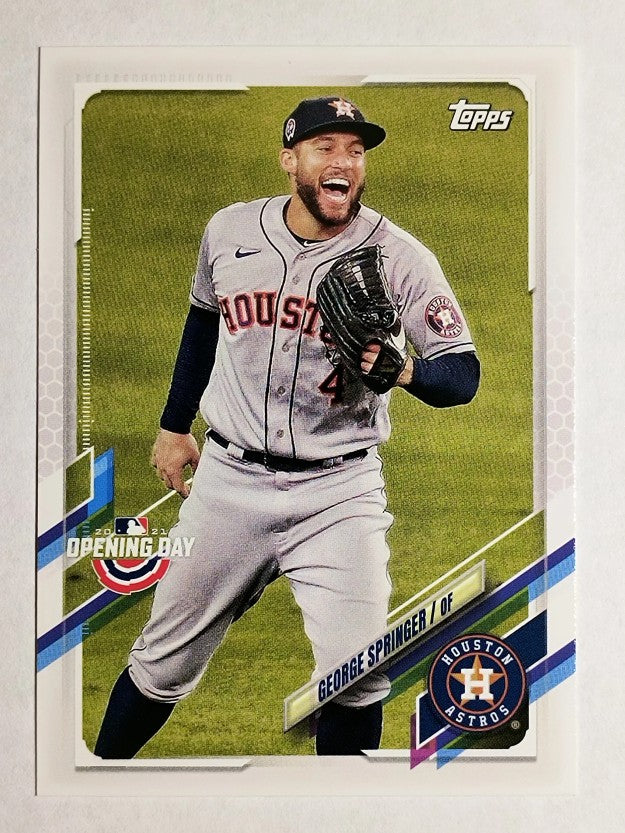 2021 Topps Opening Day #196 George Springer