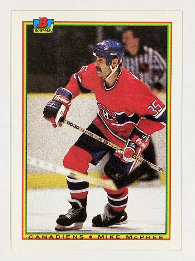 1990-91 Bowman #43 Mike McPhee