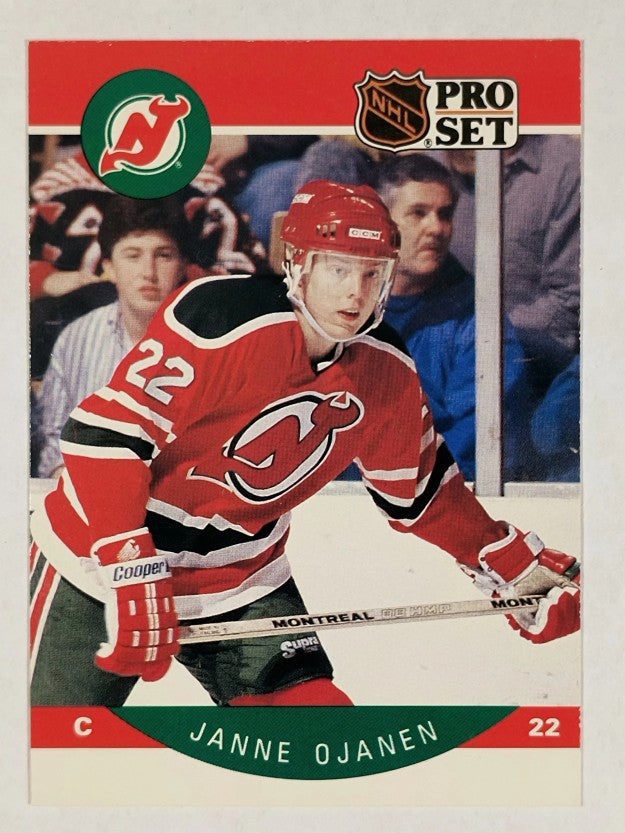 1990-91 Pro Set #173 Janne Ojanen RC