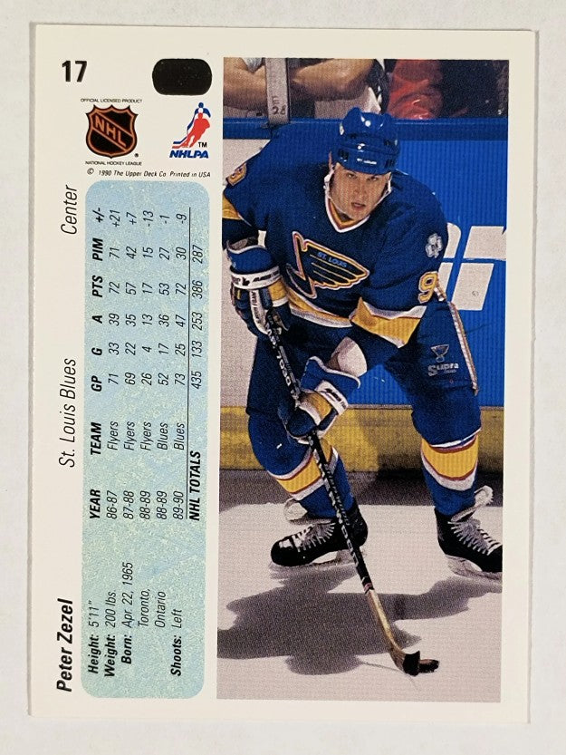 1990-91 Upper Deck #17 Peter Zezel
