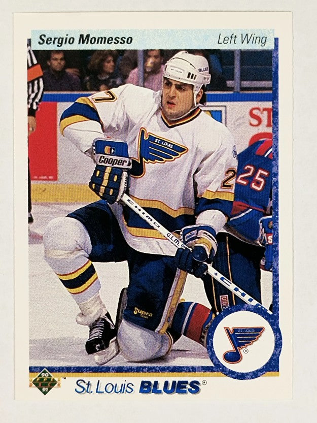 1990-91 Upper Deck #19 Sergio Momesso RC