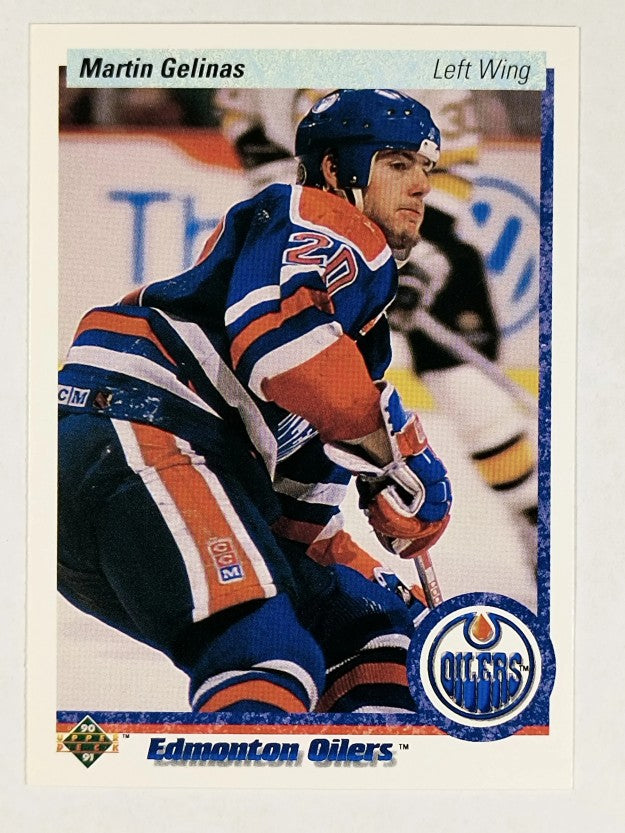 1990-91 Upper Deck #23 Martin Gelinas RC