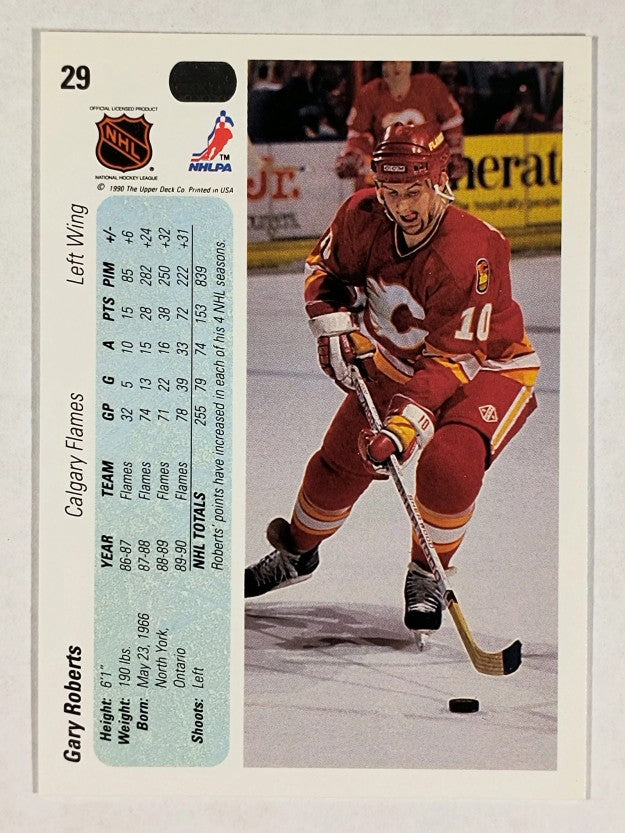 1990-91 Upper Deck #29 Gary Roberts