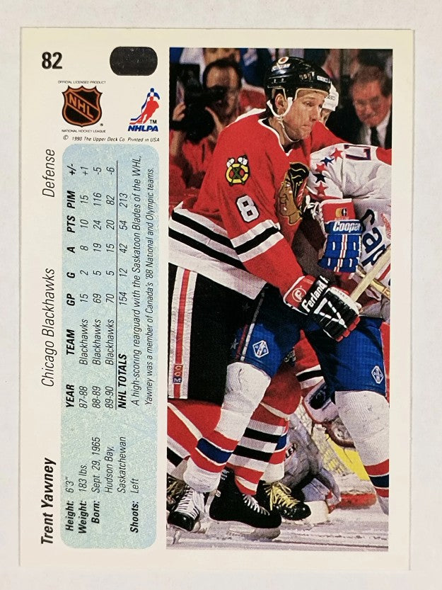 1990-91 Upper Deck #82 Trent Yawney