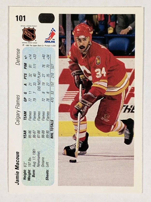 1990-91 Upper Deck #101 Jamie Macoun