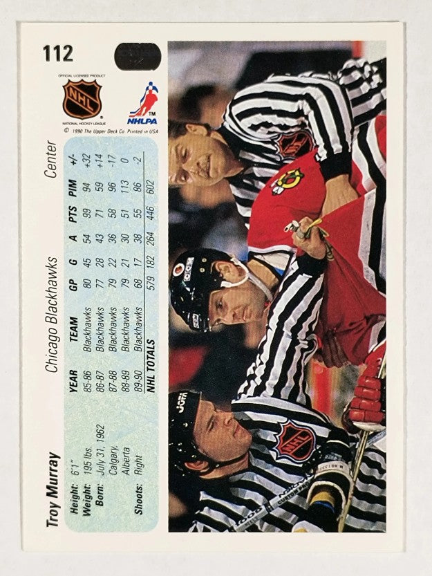 1990-91 Upper Deck #112 Troy Murray