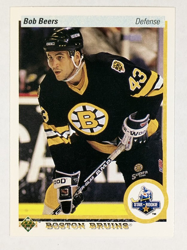 1990-91 Upper Deck #125 Bob Beers RC
