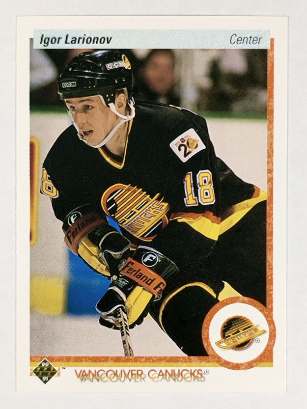 1990-91 Upper Deck #128 Igor Larionov RC