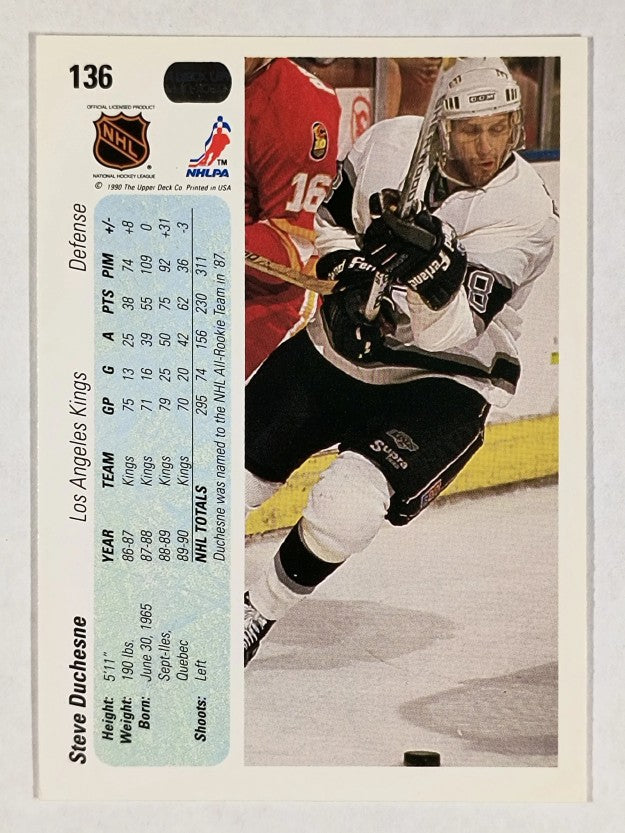 1990-91 Upper Deck #136 Steve Duchesne