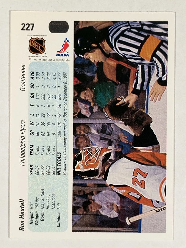 1990-91 Upper Deck #227 Ron Hextall