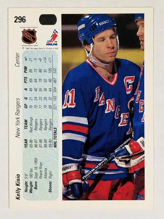 1990-91 Upper Deck #296 Kelly Kisio
