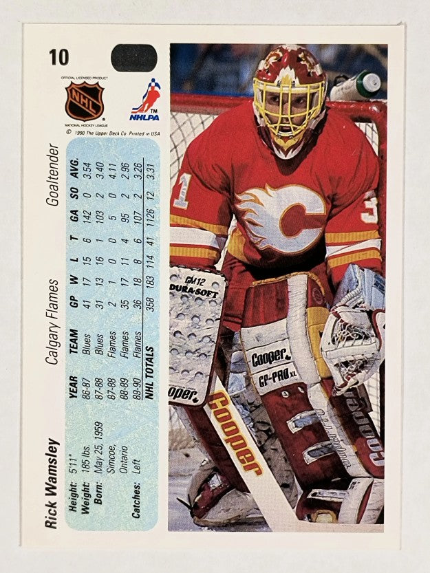 1990-91 Upper Deck #10 Rick Wamsley