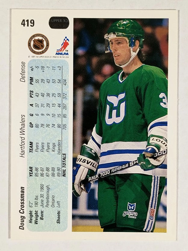 1990-91 Upper Deck #419 Doug Crossman