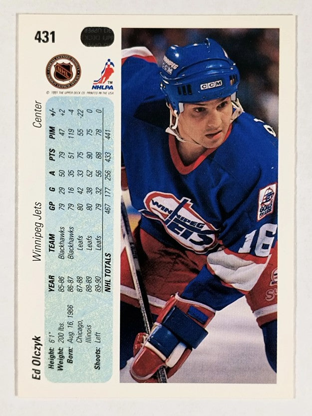 1990-91 Upper Deck #431 Ed Olczyk