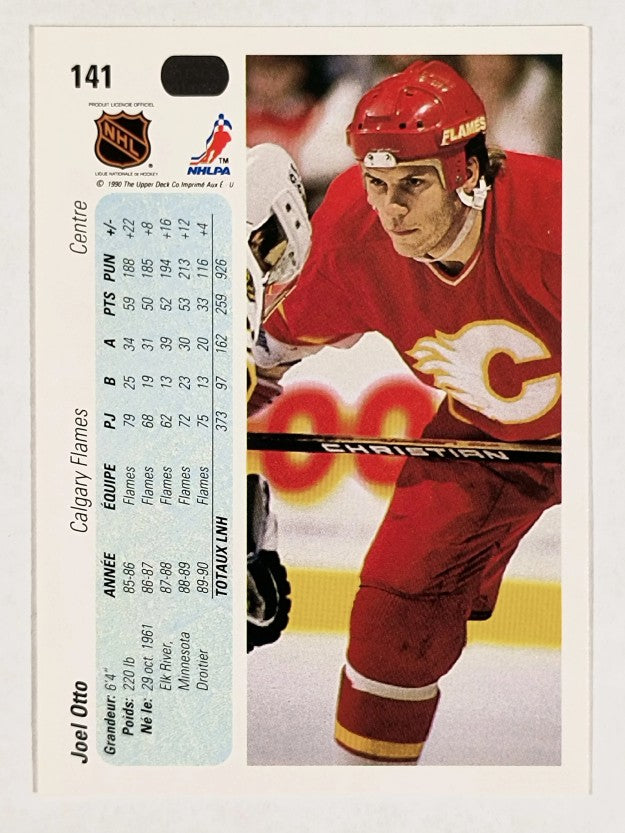 1990-91 Upper Deck French #141 Joel Otto