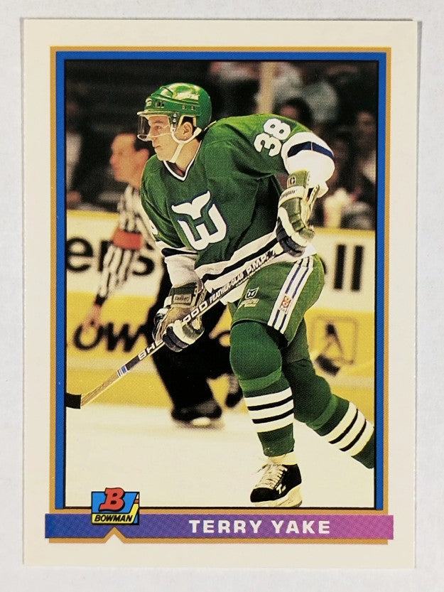 1991-92 Bowman #4 Terry Yake