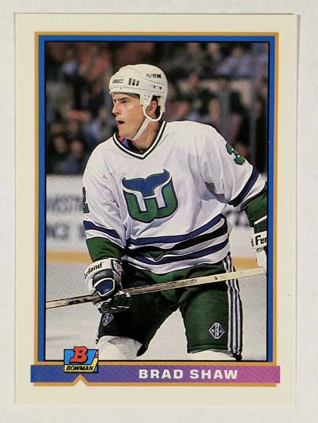 1991-92 Bowman #8 Brad Shaw