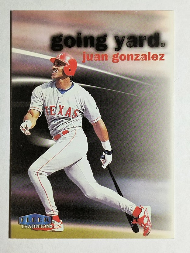 1999 Fleer Tradition Going Yard #6 Juan Gonzalez