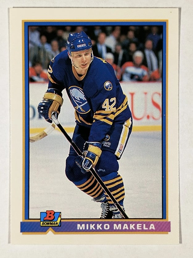 1991-92 Bowman #36 Mikko Makela