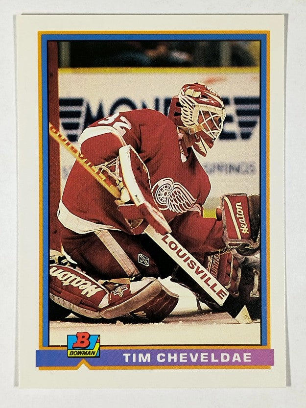 1991-92 Bowman #47 Tim Cheveldae