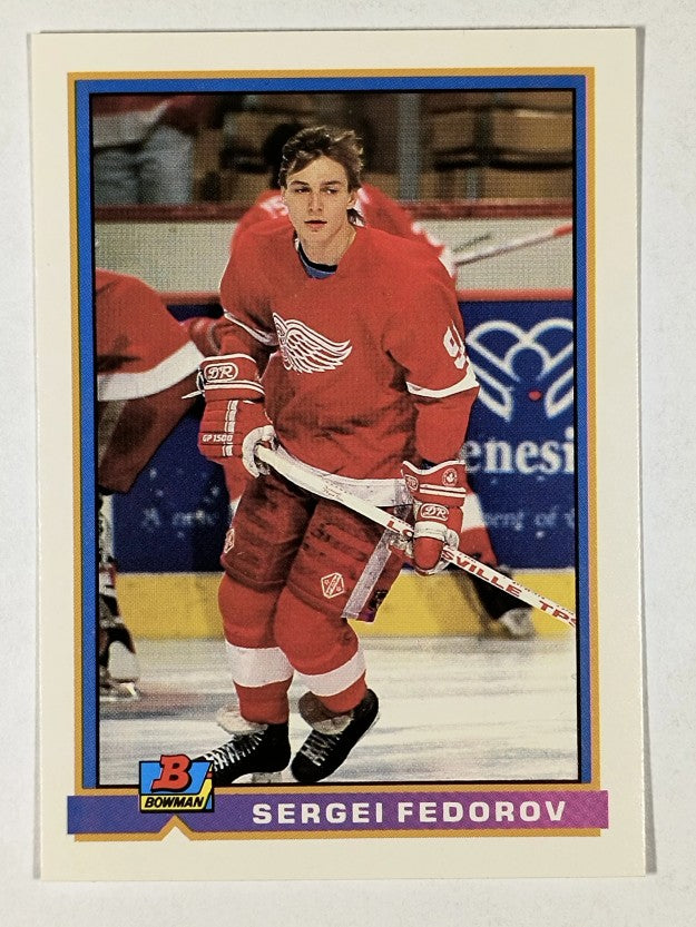 1991-92 Bowman #50 Sergei Fedorov
