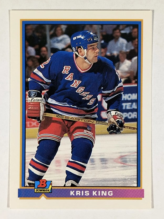 1991-92 Bowman #59 Kris King