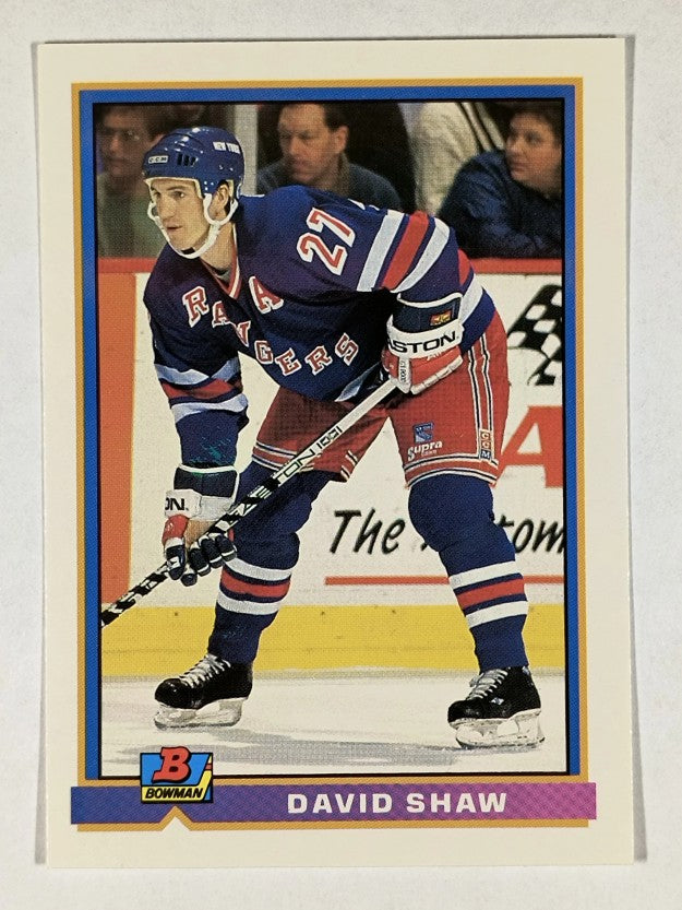 1991-92 Bowman #64 David Shaw