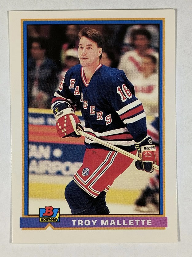 1991-92 Bowman #65 Troy Mallette
