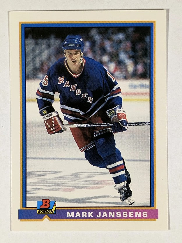1991-92 Bowman #67 Mark Janssens