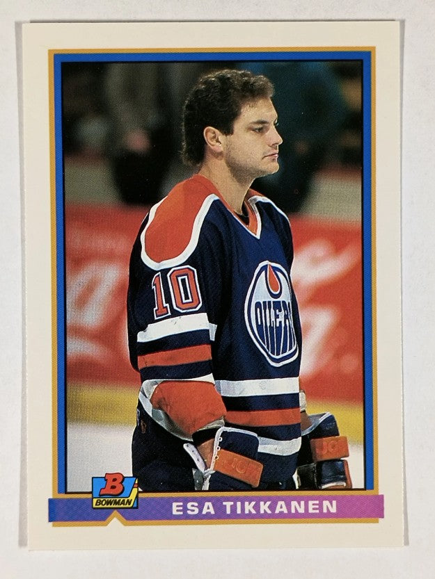 1991-92 Bowman #98 Esa Tikkanen