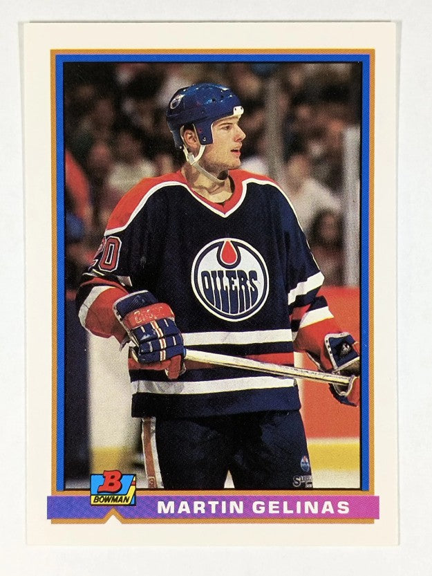 1991-92 Bowman #102 Martin Gelinas