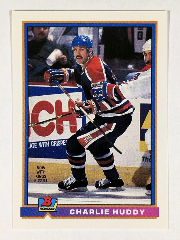 1991-92 Bowman #103 Charlie Huddy
