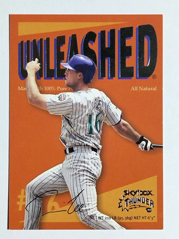 1999 SkyBox Thunder Unleashed #U12 Travis Lee