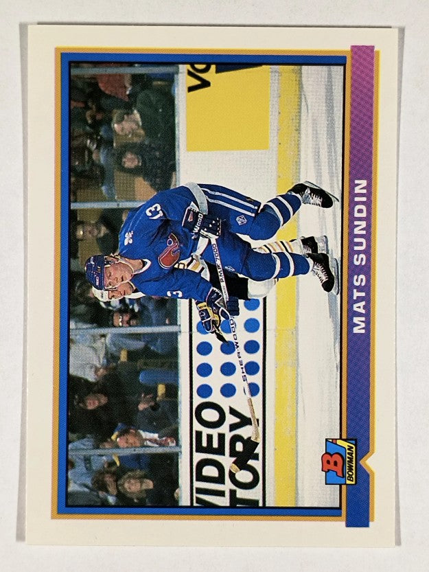 1991-92 Bowman #137 Mats Sundin