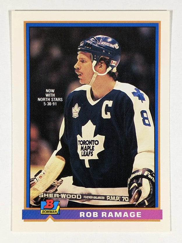 1991-92 Bowman #154 Rob Ramage