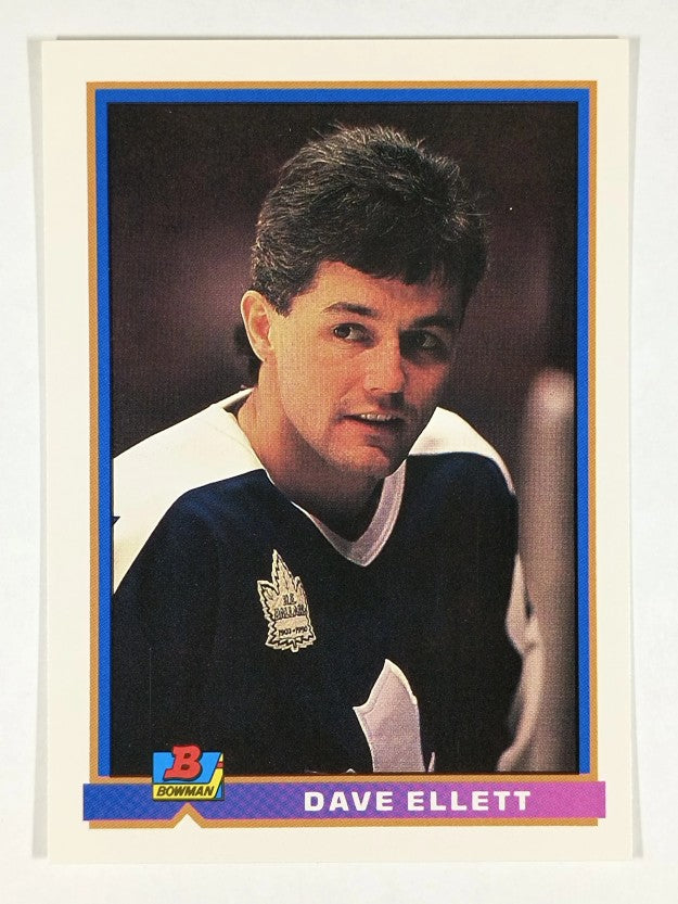1991-92 Bowman #163 Dave Ellett