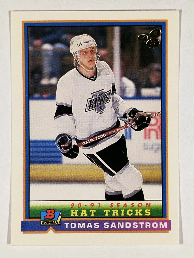 1991-92 Bowman #174 Tomas Sandstrom HT