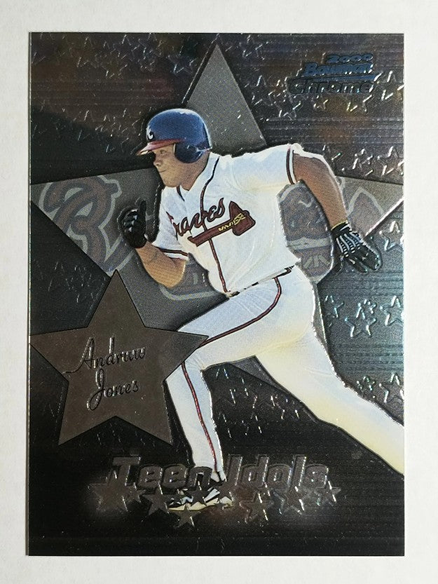 2000 Bowman Chrome Teen Idols #TI2 Andruw Jones