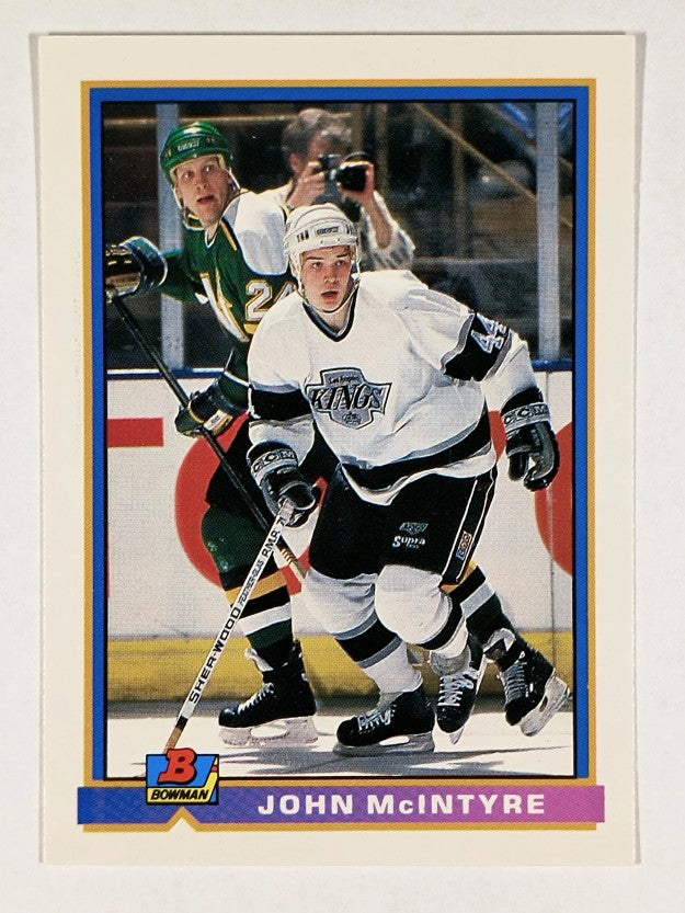 1991-92 Bowman #180 John McIntyre