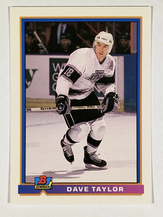 1991-92 Bowman #186 Dave Taylor