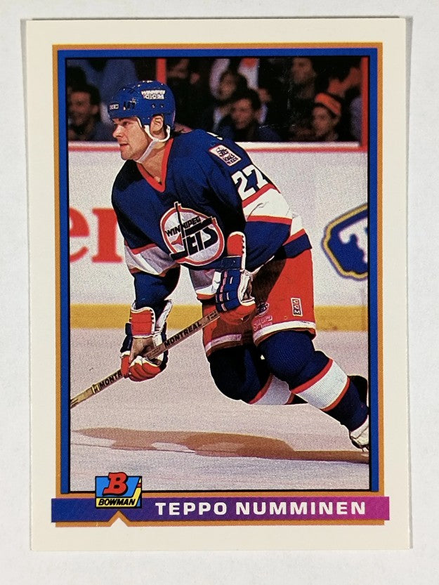 1991-92 Bowman #201 Teppo Numminen