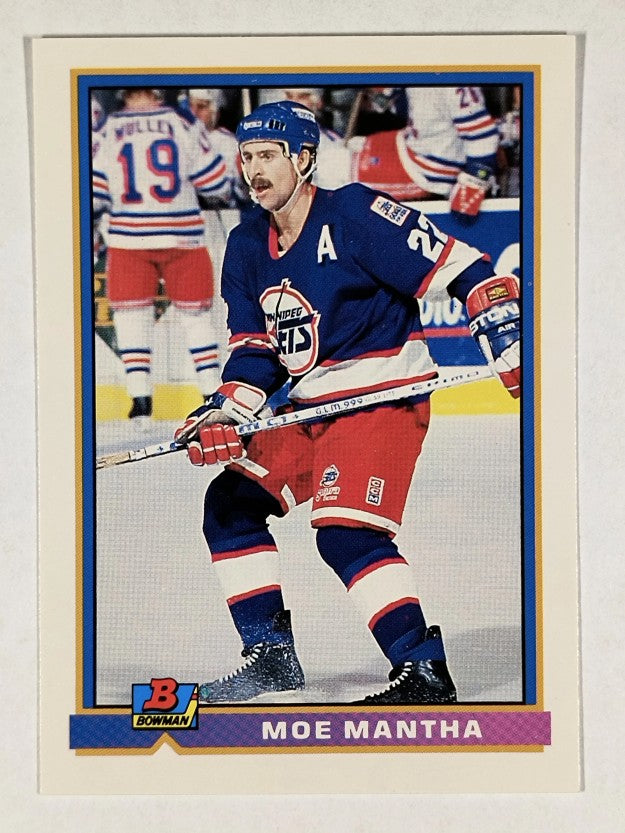 1991-92 Bowman #205 Moe Mantha