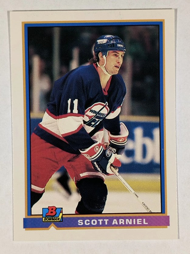 1991-92 Bowman #206 Scott Arniel
